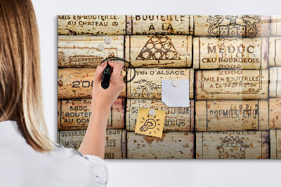 Magnetic dry erase board Wine Corks