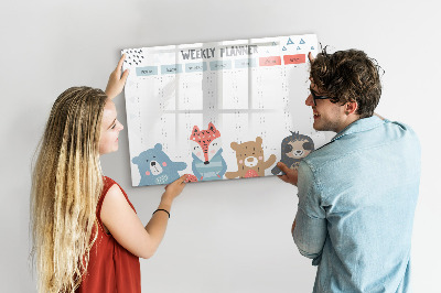 Dry erase magnetic board Wooden frames