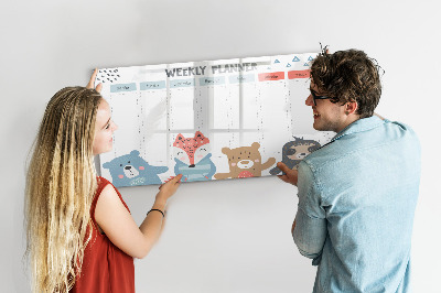 Dry erase magnetic board Wooden frames