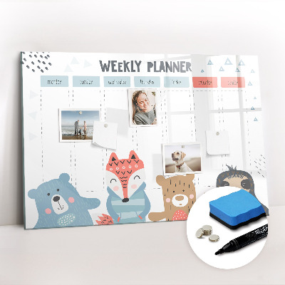 Dry erase magnetic board Wooden frames