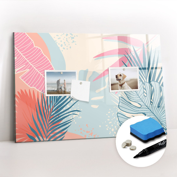 Dry erase magnetic board Weekly planner for children