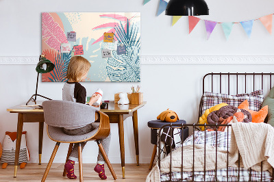 Magnetic board for drawing Weekly planner for children