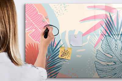 Dry erase magnetic board Weekly planner for children
