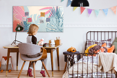 Dry erase magnetic board Weekly planner for children