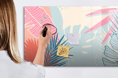 Dry erase magnetic board Weekly planner for children