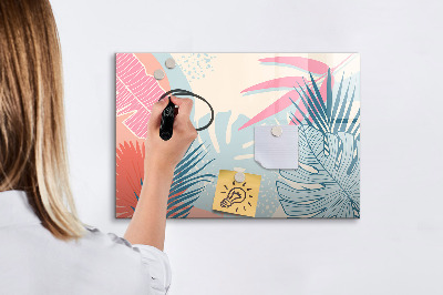 Dry erase magnetic board Weekly planner for children