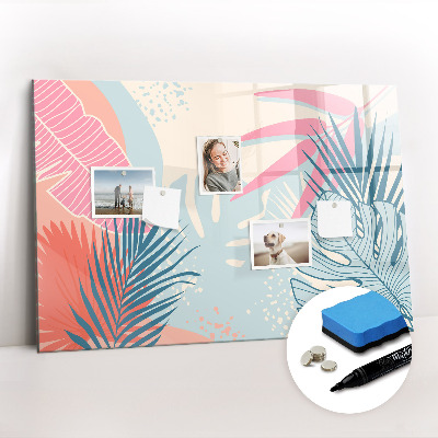 Dry erase magnetic board Weekly planner for children