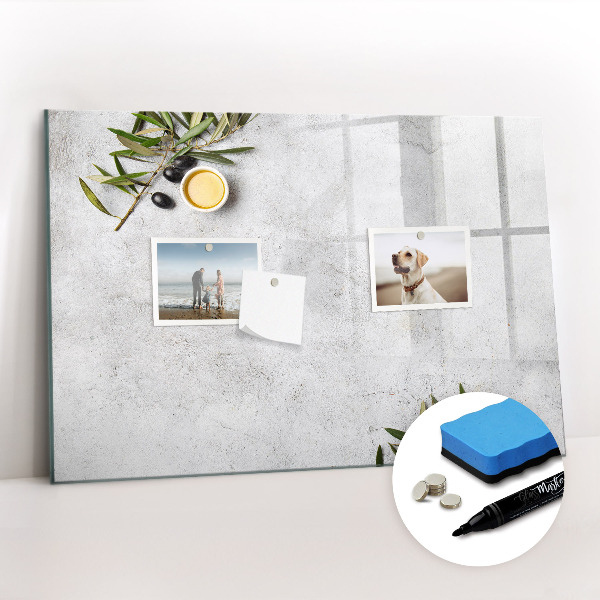 Magnetic dry erase board Gradient sky