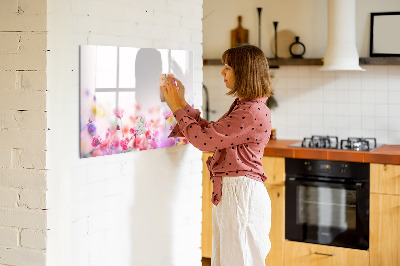 Magnetic dry erase board Flower bouquet