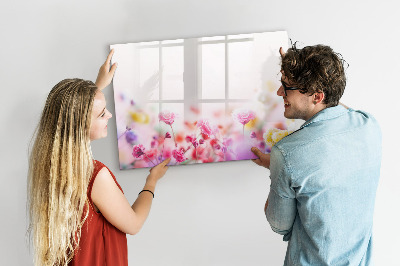 Magnetic dry erase board Flower bouquet