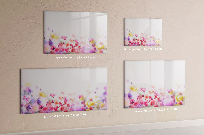 Magnetic dry erase board Flower bouquet
