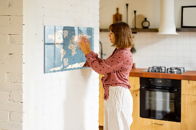 Dry erase magnetic board Meadow flowers
