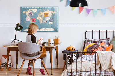 Dry erase magnetic board Meadow flowers