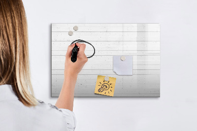 Magnetic drawing board Weekly planner