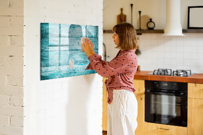 Magnetic dry erase board Decorative pattern