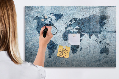 Dry erase magnetic board Gold frame