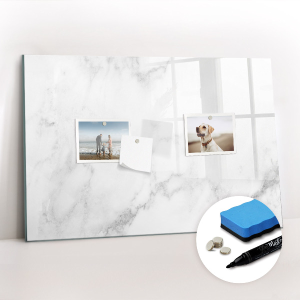 Magnetic dry erase board Painted world map