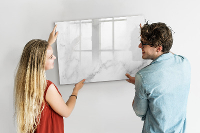 Magnetic dry erase board Painted world map