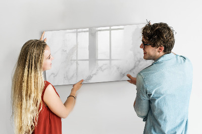 Magnetic dry erase board Painted world map