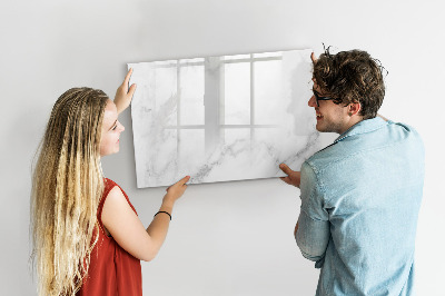 Magnetic dry erase board Painted world map