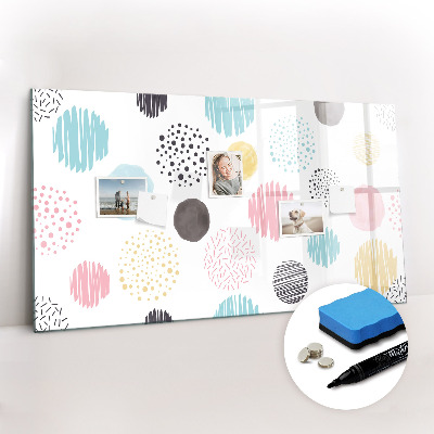 Dry erase magnetic board Marble