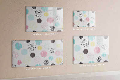 Dry erase magnetic board Marble