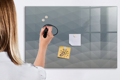 Dry erase magnetic board Physical world map