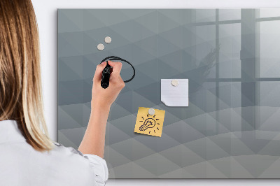 Dry erase magnetic board Physical world map