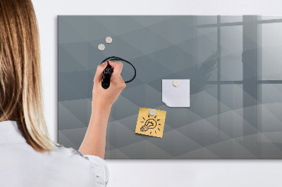 Dry erase magnetic board Physical world map