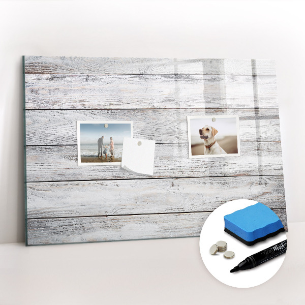 Magnetic dry erase board Wave abstraction