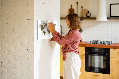 Dry erase magnetic board Daisy flowers