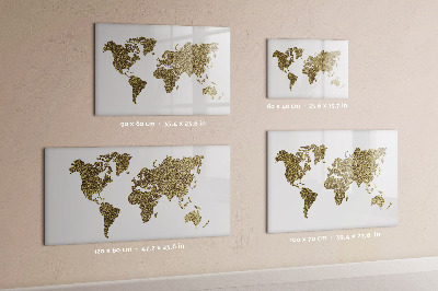 Dry erase magnetic board Daisy flowers