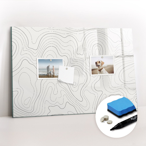 Dry erase magnetic board Simple weekly planner