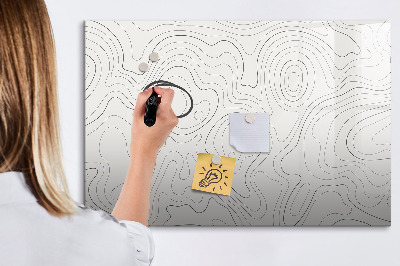 Dry erase magnetic board Simple weekly planner
