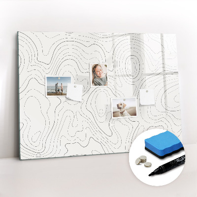 Dry erase magnetic board Simple weekly planner