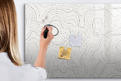 Dry erase magnetic board Simple weekly planner