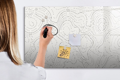 Dry erase magnetic board Simple weekly planner