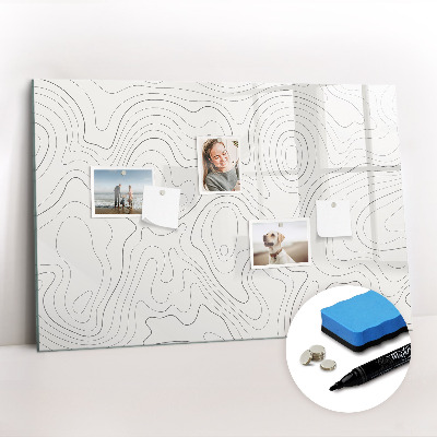 Magnetic writing board Simple weekly planner