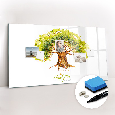 Magnetic dry erase board Abstract spots