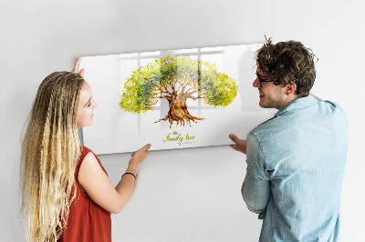 Magnetic dry erase board Abstract spots