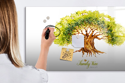 Magnetic dry erase board Abstract spots