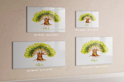 Magnetic dry erase board Abstract spots