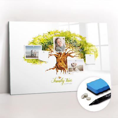 Magnetic dry erase board Abstract spots