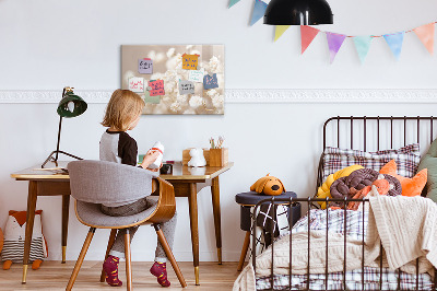 Dry erase magnetic board Family tree