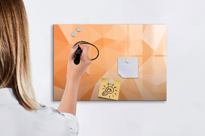 Magnetic dry erase board Weekly meal planner