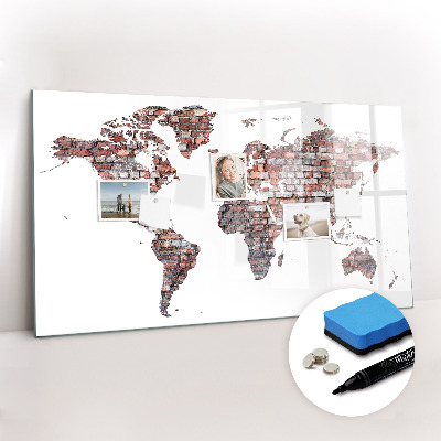 Magnetic dry erase board Beach sea sand