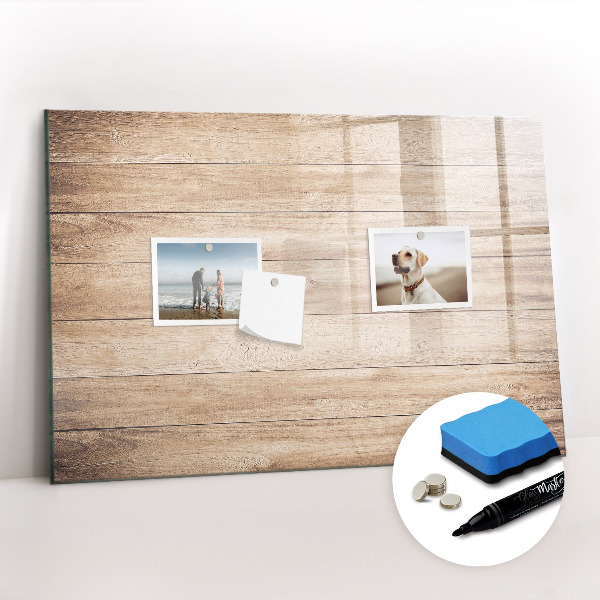 Dry erase magnetic board Brick world map