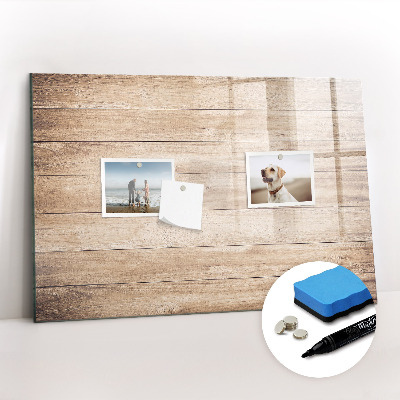 Dry erase magnetic board Brick world map