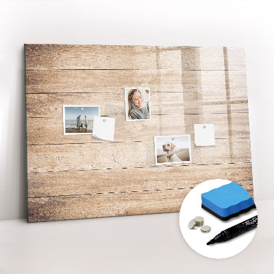 Dry erase magnetic board Brick world map