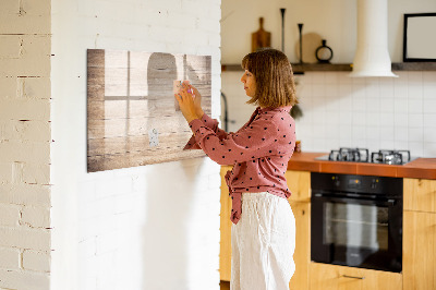 Dry erase magnetic board Brick world map